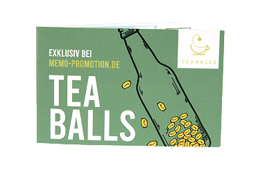 Goy greenlife - Essen und Trinken - Teaballs in der Klappkarte