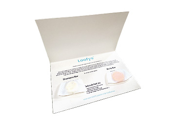 Goy greenlife - Gesundheit und Wellness - Klappkarte mit Mini-Seife