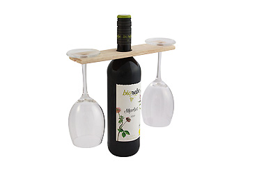 Goy Werbemittel-Agentur - Haushalt - Flaschenaufsatz für zwei Gläser