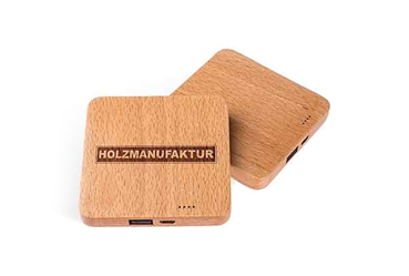 Goy greenlife - Haushalt und Technik - Powerbank aus Ahornholz