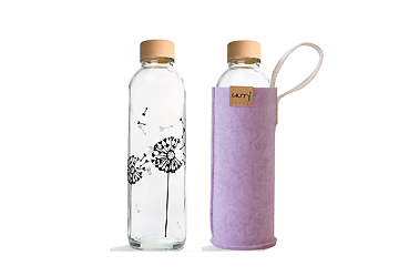 Goy greenlife - Haushalt und Technik - Trinkflasche mit Filz Sleeve