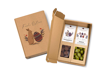 Goy greenlife - Ostern und Frühling - Faltschachteln im bedruckten Versandkarton