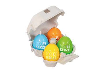 Goy greenlife - Ostern und Frühling - LogoEi Kerze 4er-Box