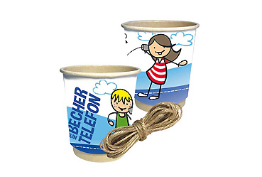 Goy greenlife - Sport und Spiel - Pappbecher-Telefon