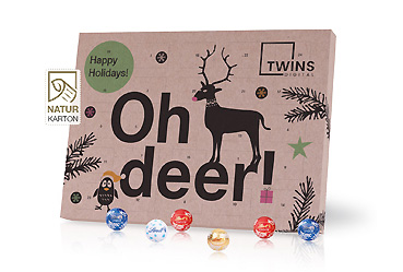 Goy greenlife - Weihnachten und Jahresende - Adventskalender aus Naturkarton Lindt