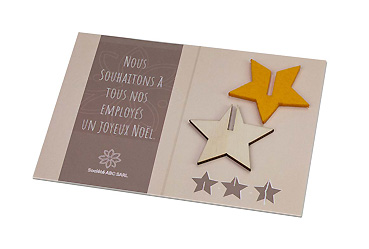 Goy greenlife - Weihnachten und Jahresende - Steckfiguren-Karte Filz Mini